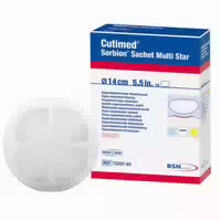 Cutimed Sorbion Sachet Multi Star 8 cm