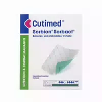 Cutimed Sorbion Sorbact Wundauflage 10x10 cm 12 st