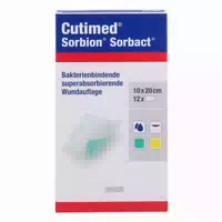 Cutimed Sorbion Sorbact Wundauflage 10x20 cm