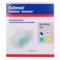 Cutimed Sorbion Sorbact Wundauflage 20x20 Cm