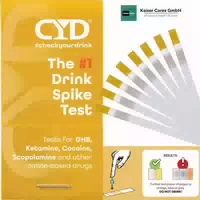Check Your Drink Getränketest K O Tropfen Schnelltest