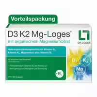 D3 K2 mg Loges – Stark für Knochen und Muskeln