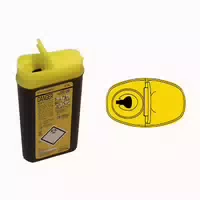 Dahlhausen Abwurfbehälter Sharpsafe Exchange 0,2 l für Alle Nadeltypen, Insulinpens 1 st