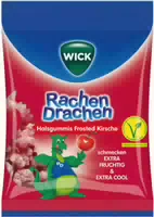 Wick Rachendrachen Halsgummis Kirsche 75 g Bonbons