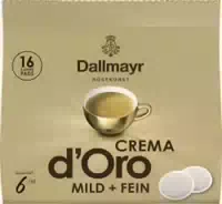 Dallmayr Kaffee Pads Crema Doro Mild & Fein