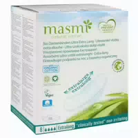 Bio Damenbinden Ultra Extra Lang Baumwol 8 st
