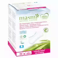 Bio Slipeinlagen Ultra 100% Bio Baumwolle Masmi 24 St