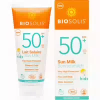 Biosolis Bio Sonnenmilch Baby & Kids Lsf 50 100 Ml Milch