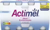 Danone Actimel Classic ohne Zuckerzusatz