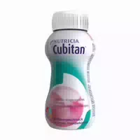 Cubitan Trinknahrung Erdbeere 6x4x200 Ml Flüssigkeit