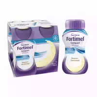 Fortimel Compact 2 4 Trinknahrung Banane 4x125 ml Flüssigkeit