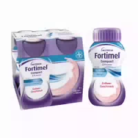 Fortimel Compact 2 4 Trinknahrung Erdbeere 4x125 ml Flüssigkeit