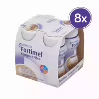 Fortimel Compact Fibre 2 4 Trinknahrung Cappuccino 8x4x125 Ml Flüssigkeit