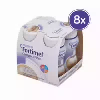 Fortimel Compact Fibre Cappuccino 8x4x125 Ml