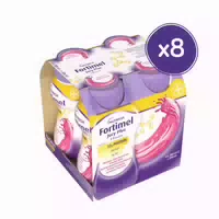 Fortimel Jucy Plus Himbeer Geschmack 32x200 Ml Flüssigkeit