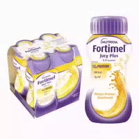 Fortimel Jucy Plus Mango Ananas – Hochkalorische Trinknahrung Mit Vielen Wichtigen Nährstoffen – 300 Kcal Und 12 G Eiweiß Pro Flasche