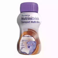 Nutrinidrink Compact Multi Fibre Schoko Karamell 4x125 ml Flüssigkeit