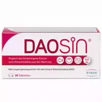 Daosin Tabletten zur Ergänzung des Körpereigenen Dao Enzyms zum Histaminabbau aus der Nahrung