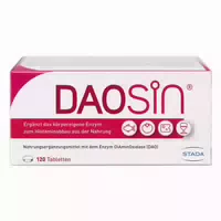 Daosin Tabletten zur Ergänzung des Körpereigenen Dao Enzyms zum Histaminabbau aus der Nahrung
