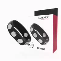 Darkness Penis Und Hodenring Verstellbarer Lederring 1 St