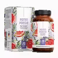 Haut Komplex aus Akazienfaser mit 6 Bakterienstämmen, Grapefruit, Rosmarin, Zink, Biotin & Niacin Vitamin B3 Lactobacillus & Bifidobakterien 200 Mrd Kbe g Porenpoesie 90 Vegane Kapseln Naturtreu 90 st