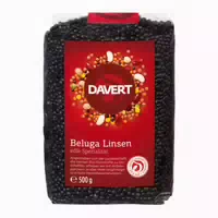 Davert Beluga Linsen, Schwarz 500 G
