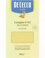 De Cecco Lasagne No 112 Alluovo