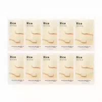 Deal Missha Airy Fit Sheet Mask Red Ginseng 1pc 10ea Set