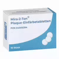 Mira 2 Ton Plaque Einfärbe Tabletten 10 St