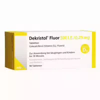 Dekristol Fluor 500 I E 0,25 Mg Tabletten