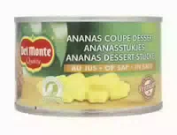 Del Monte Ananas Dessert Stücke in Saft