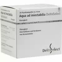 Aqua Ad Iniectabilia Plastik 20x20 Ml Flüssigkeit
