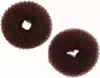 Denman Knotenring Klein Braun, 2 stk