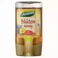 Blütenhonig in der Spenderflasche