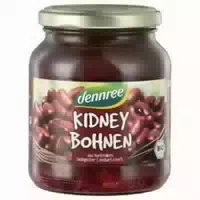 Kidneybohnen im Glas