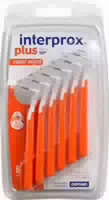 Interprox Plus Super Micro Orange Interdentalbürsten 6 St Zahnbürste