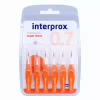 Interprox Plus Super Micro Orange Interdentalbürsten 6 St Zahnbürste