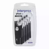 Interprox Plus Xx Maxi Schwarz Interdentalbürste 4 St