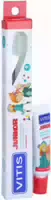 Vitis Junior Zahnbürste Plus 15 ml Zahnpasta 1 Stück