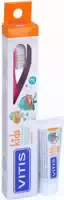 Vitis Kids Zahnbürste Plus 8 ml Zahnpasta 1 Stück