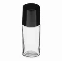 Deoroller Klarglas 50 Ml Mit Kappe Ldpe Schwarz 1 St
