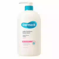 Derma:b Daily Moisture Body Wash 1000ml Cotton Musk