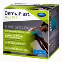 Dermaplast Active Kinesiology Tape 5cm X 5m Blau 1 St