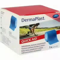 Dermaplast Quick Aid Schaumverband 6 Cmx2 m Blau