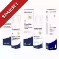 Dermasence Hyalusome Konzentrat & Augenpflege & Rosamin Serum