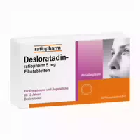 Desloratadin Ratiopharm 5 Mg Filmtabletten 50 St