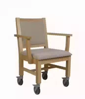 Devita Devita Stuhl Mit Rollen Für Schwergewichtige Max Xxl Express 67 Cm Sitzbreite