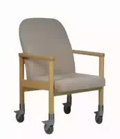 Devita Stuhl mit Rollen und Schiebegriff Lübeck 46 cm Sitzhöhe