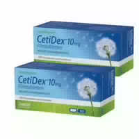 Cetidex 10 mg Doppelpack 2x100 st Filmtabletten