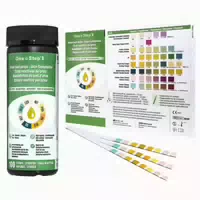 100 One Step Urinteststreifen für 8 Indikatoren Gesundheitstest Inkl Referenzfarbkarte